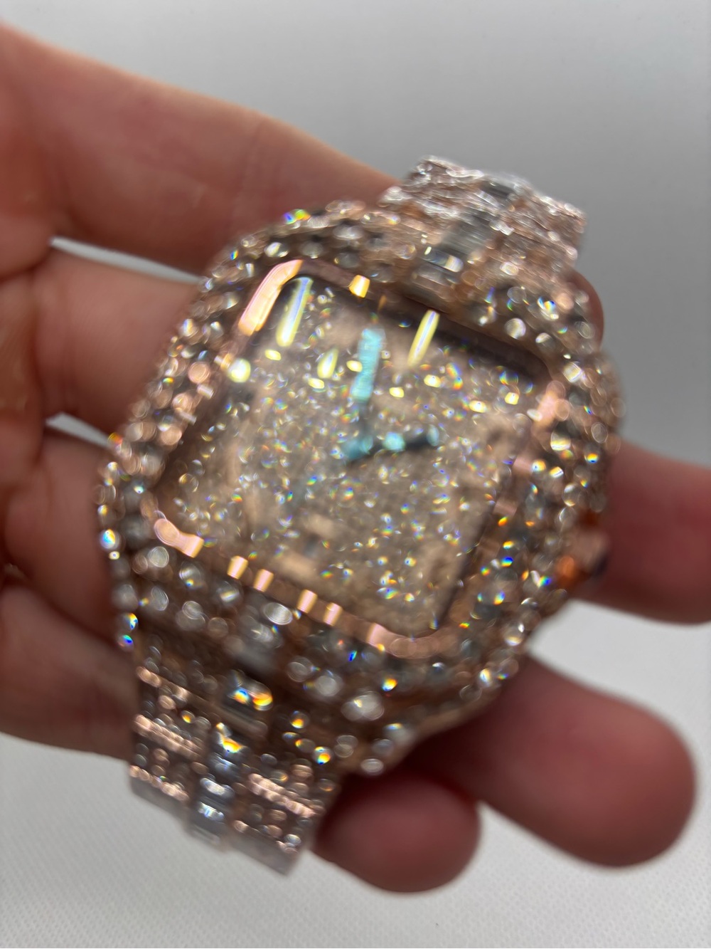 Rose Gold and Black Arab 42mm Bussdown Watch